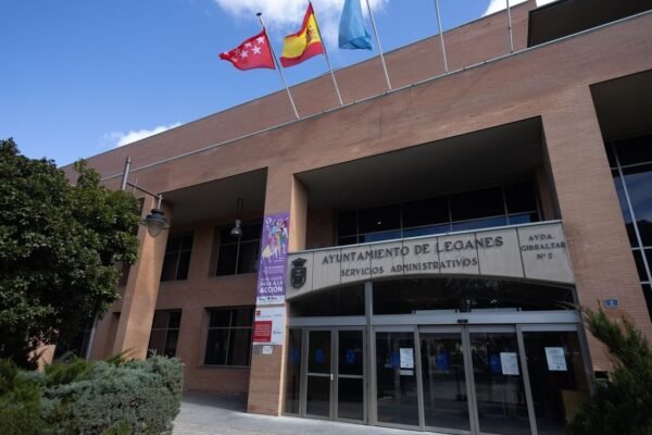 Fachada del Ayuntamiento de Leganés