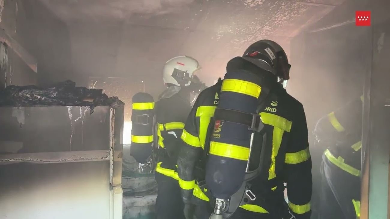 Controlado incendio en restaurante de Leganés
