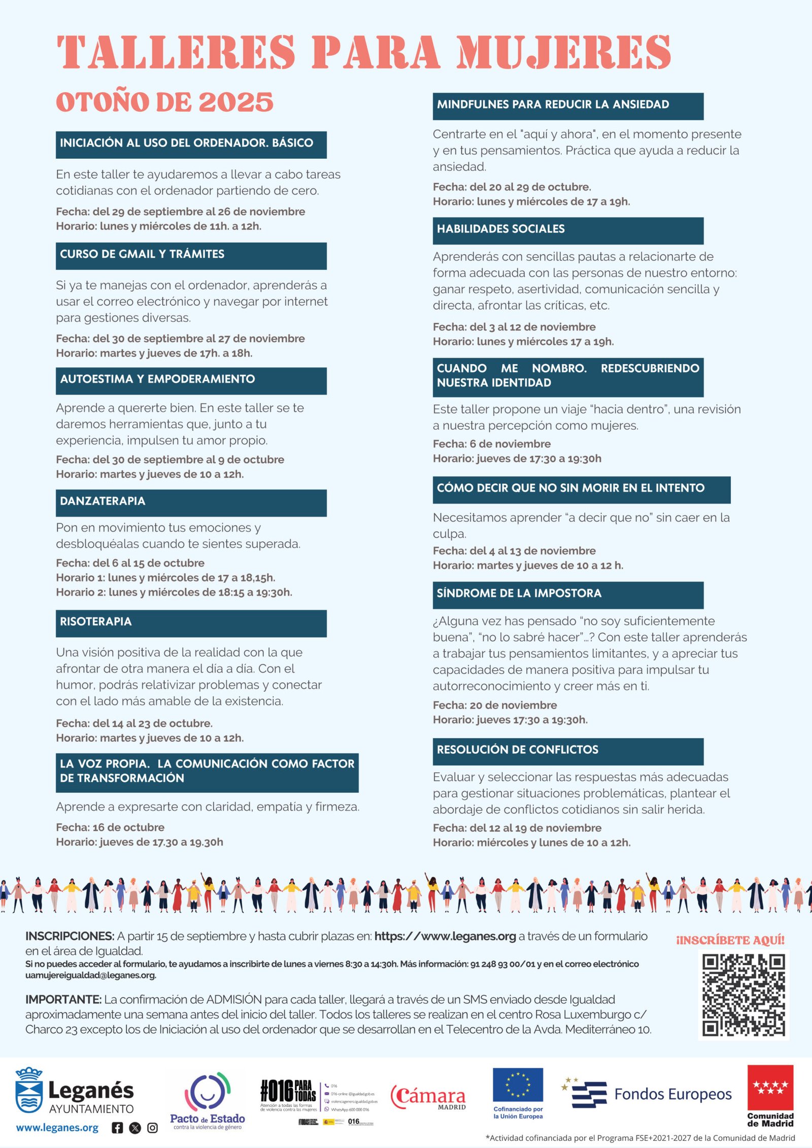 Programa de Talleres para Mujeres de Igualdad enfocado en autoconocimiento y desarrollo personal