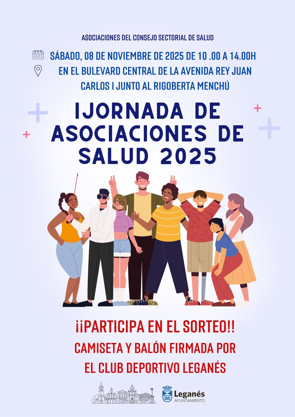 Leganés organiza su primera Feria de Asociaciones de Salud para acercar sus actividades a los vecinos