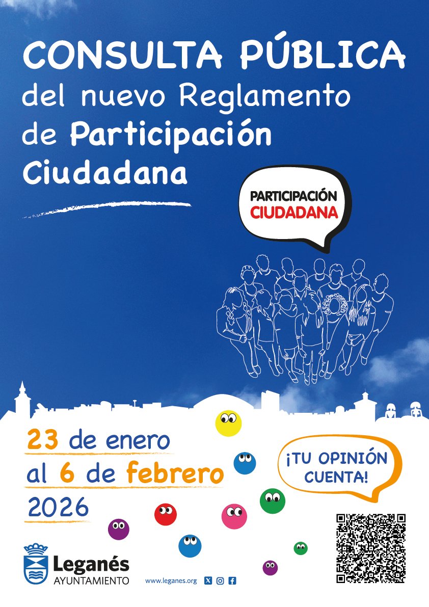 El Ayuntamiento de Leganés abre consulta pública para nuevo Reglamento de Participación Ciudadana
