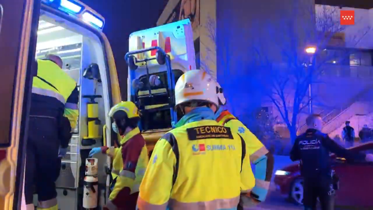 Motorista de 23 años grave tras accidente en Leganés.