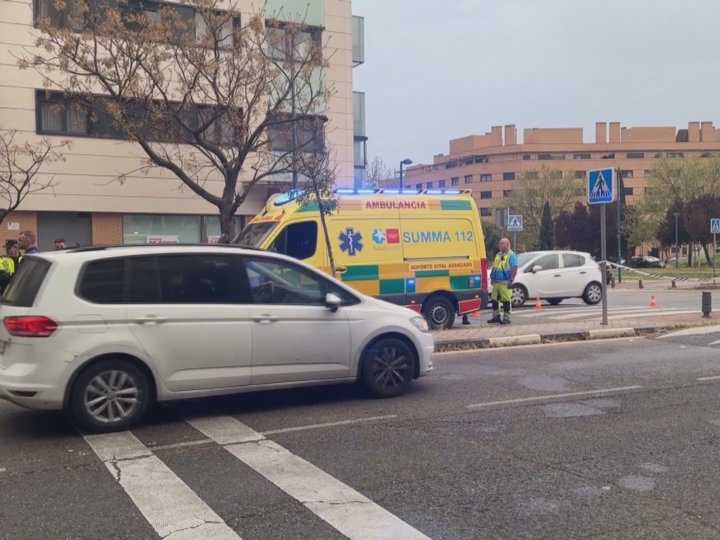 Mujer de 47 años en estado crítico tras ser atropellada en paso de cebra en Leganés.