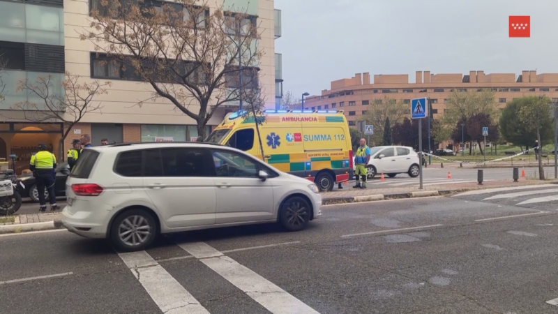 Mujer de 47 años en estado crítico tras ser atropellada en paso de cebra en Leganés.