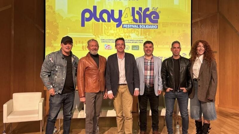Festival Solidario PLAY4LIFE con Camela en Leganés el 5 y 6 de junio