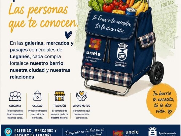 El Ayuntamiento de Leganés impulsa el comercio local con una nueva campaña de dinamización