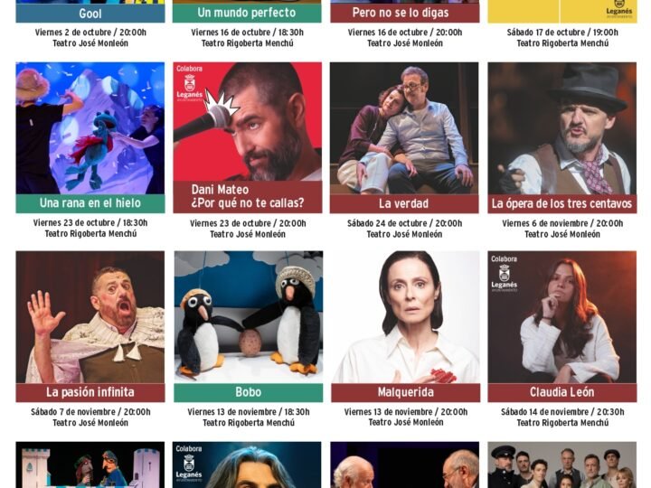 Leganés acoge a grandes figuras del teatro en la programación ‘A Escena’ 2026