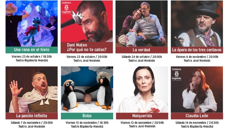 Leganés acoge a grandes figuras del teatro en la programación ‘A Escena’ 2026