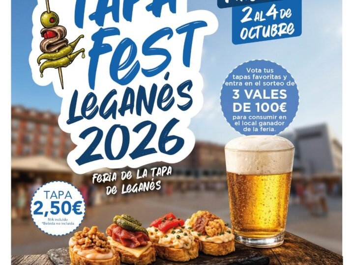Leganés acoge este fin de semana Tapa Fest con 26 tapas exclusivas y música en directo