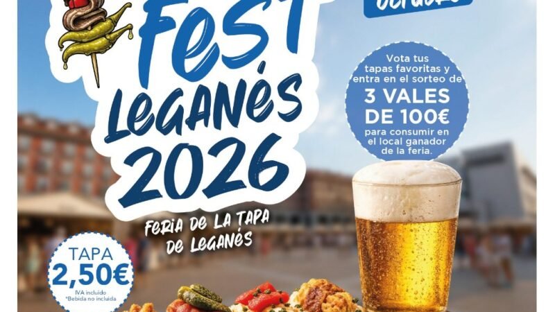 Leganés acoge este fin de semana Tapa Fest con 26 tapas exclusivas y música en directo