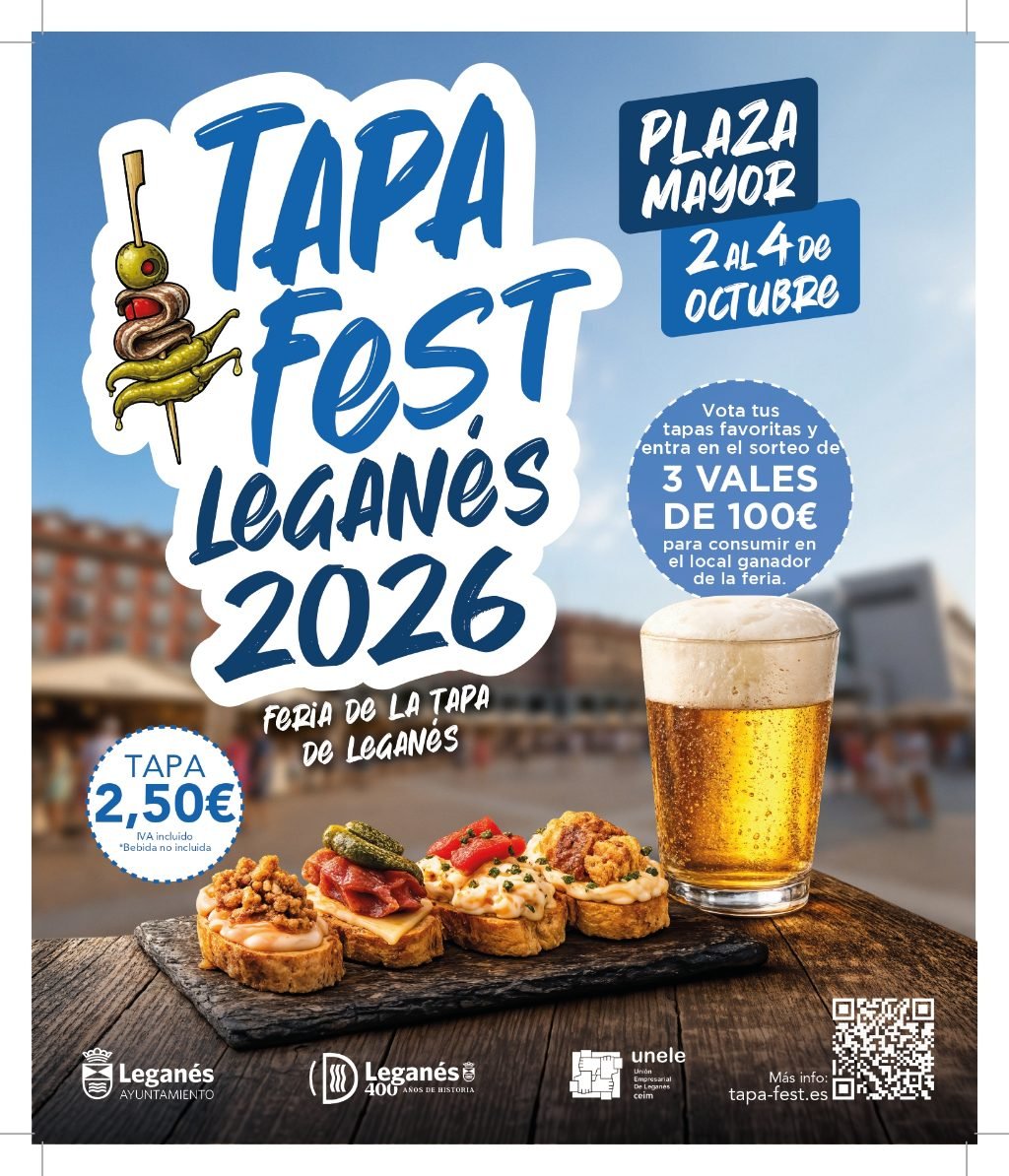 Leganés acoge este fin de semana Tapa Fest con 26 tapas exclusivas y música en directo