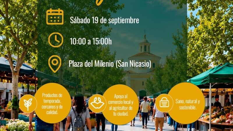 Leganés acoge este sábado su III Mercado Agroalimentario con 15 productores locales y actividades culturales