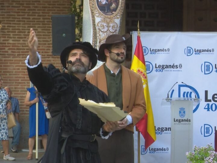 Leganés conmemora 400 años de historia con una recreación teatralizada del pasado