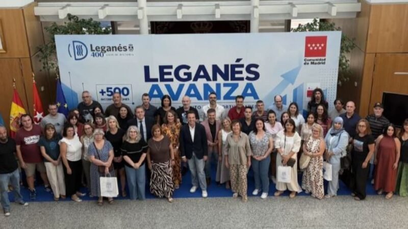 El Ayuntamiento de Leganés contrata 44 nuevos desempleados y supera los 500 en su mandato