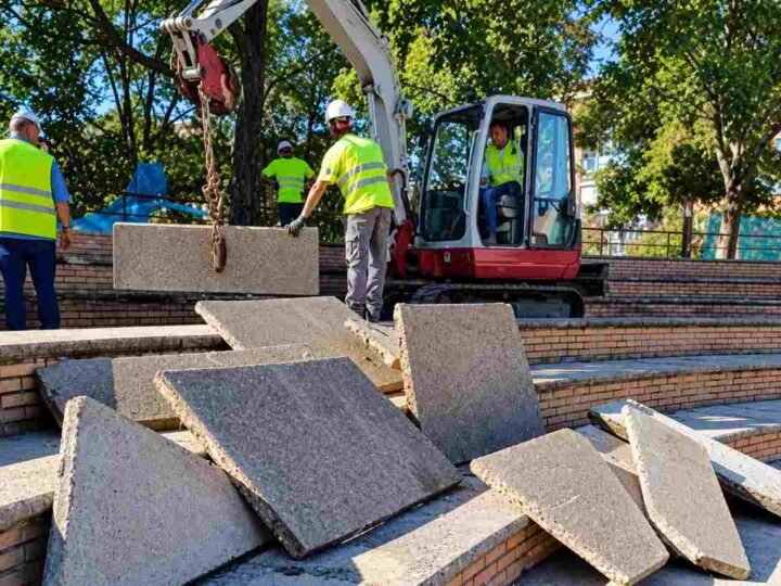 Leganés Norte prepara la recuperación de la Plaza del Laberinto con una inversión de 140.000 euros