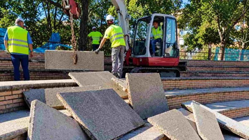Leganés Norte prepara la recuperación de la Plaza del Laberinto con una inversión de 140.000 euros